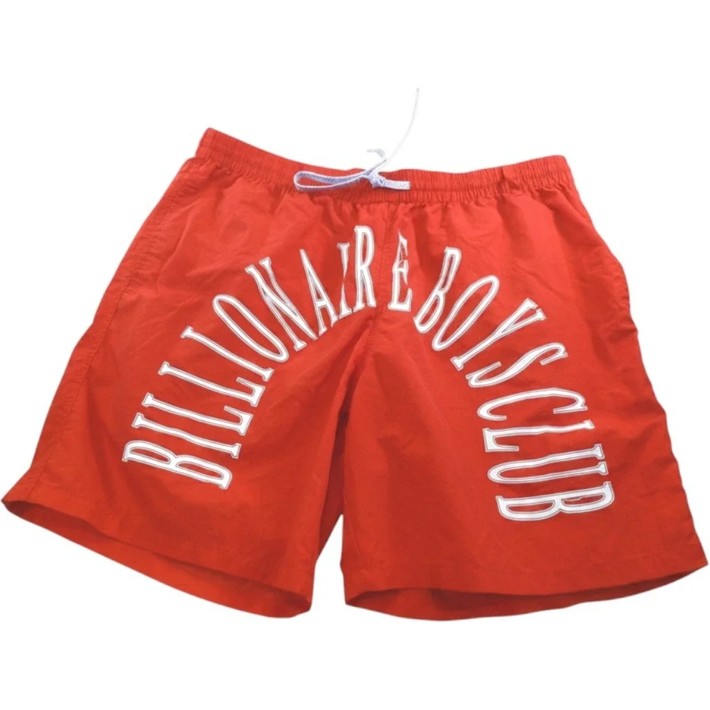 Billionaire Boys Club Mens Red Arch Logo Nylon Swim Shorts XXXL *ISSUES*